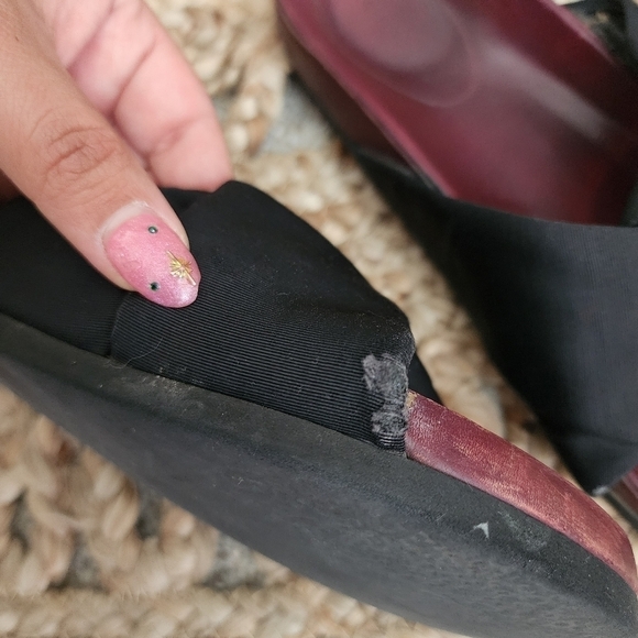 Celine Twist Knot Black Leather Slide Sandals Designer Beach Boho Classic 37 - Picture 8 of 13